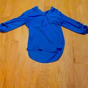 41 hawthorn blue tunic blouse.